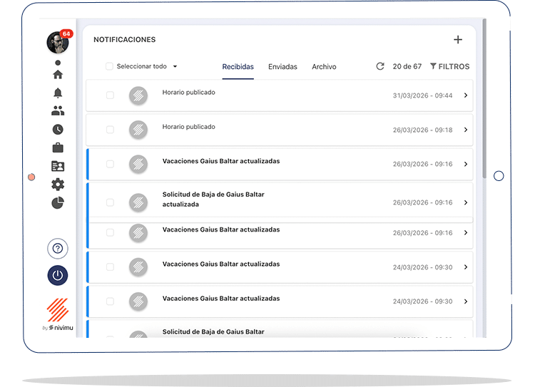 Nivimu, gestiona tus Recursos Humanos